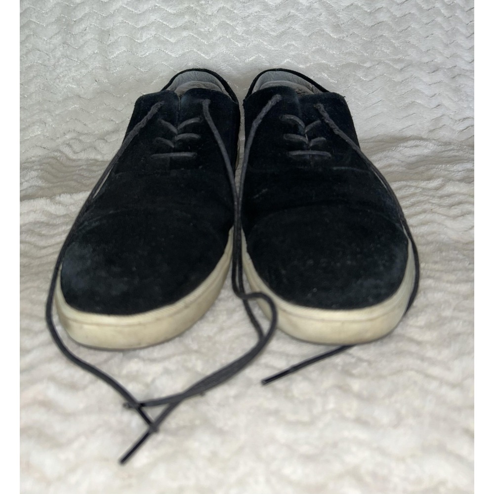 Calvin Klein Shoes Mens Size 12 Black Suede Lawrence Casual Low Top Sneakers